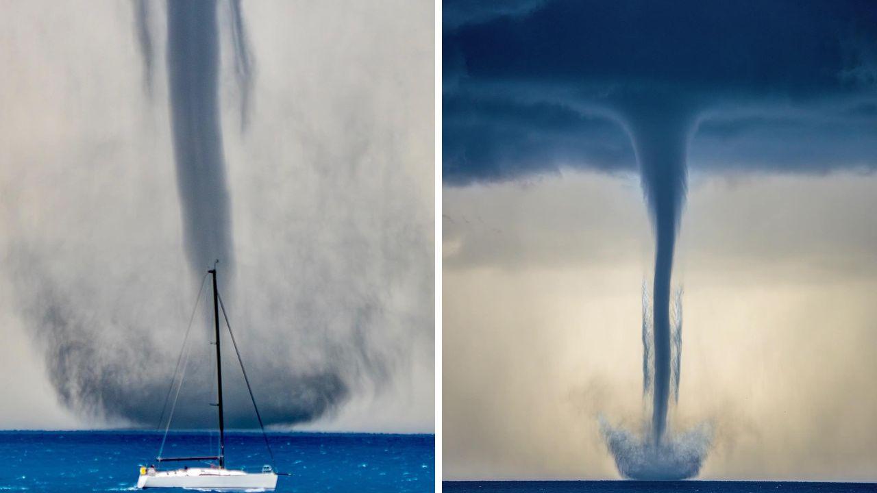 
	La tromba marina che si &egrave; verificata a Livorno domenica 2 giugno (Foto di Marco Giaccaglini)

