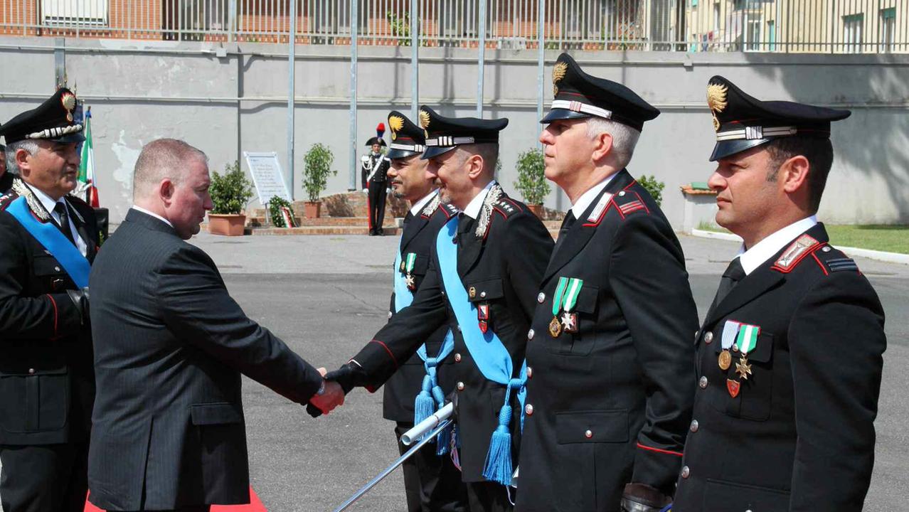 Un momento delle passate celebrazioni a Livorno per la festa dell'Arma (foto d'archivio)