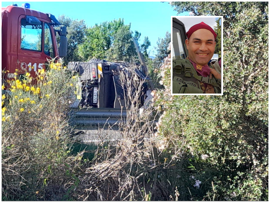 Tramatza, si ribalta un mezzo dell’Esercito: muore militare di Sant’Anna Arresi, grave il collega
