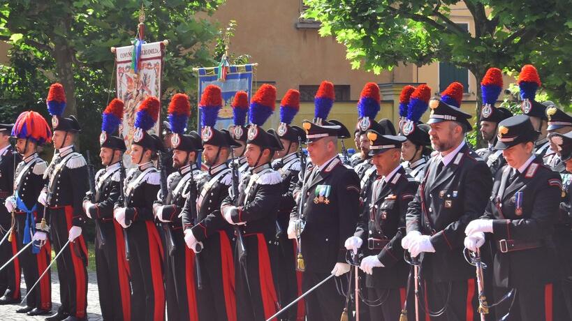 In piazza San Prospero la festa dei carabinieri di Reggio Emilia