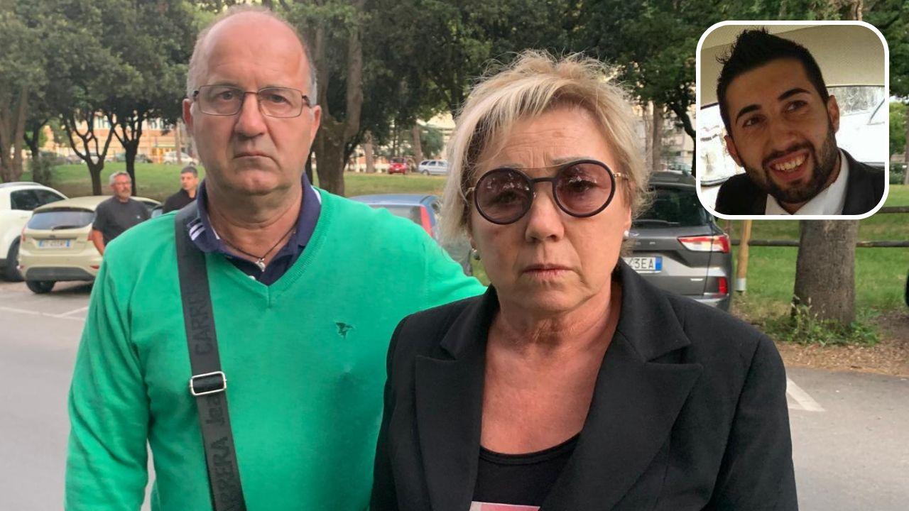 
	Massimiliano Di Marte ed Enza Pellegrini, nella foto in alto il figlio Leonardo morto sulla Scansanese

