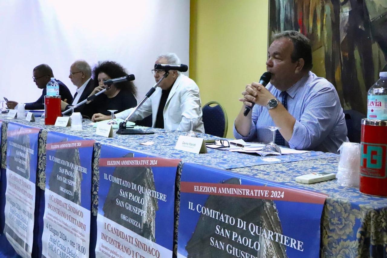 Sassari, domanda sull’inchiesta giudiziaria: Gavino Mariotti abbandona il confronto fra candidati sindaci