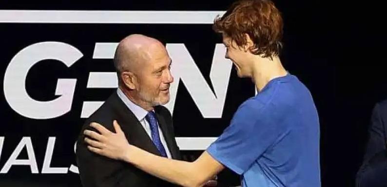 Angelo Binaghi: «Il premio per un ragazzo straordinario. La rinascita del tennis italiano è partita dalla Sardegna»