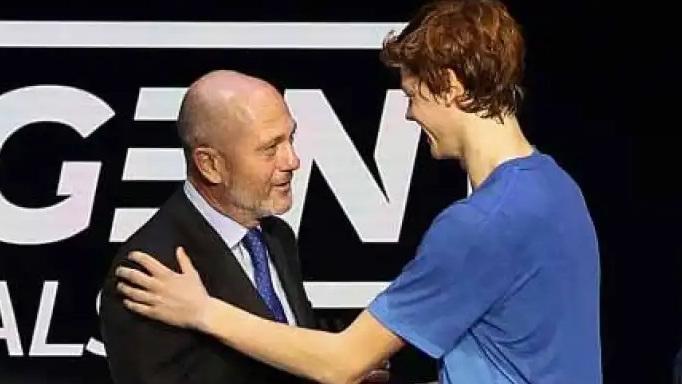 Angelo Binaghi: «Il premio per un ragazzo straordinario. La rinascita del tennis italiano è partita dalla Sardegna»