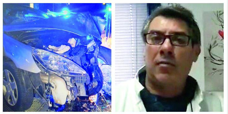 È morto il 61enne che lunedì aveva centrato un albero