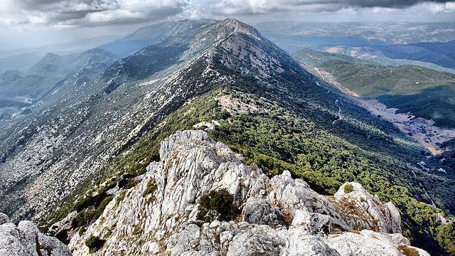 Il monte Albo, nel Nuorese