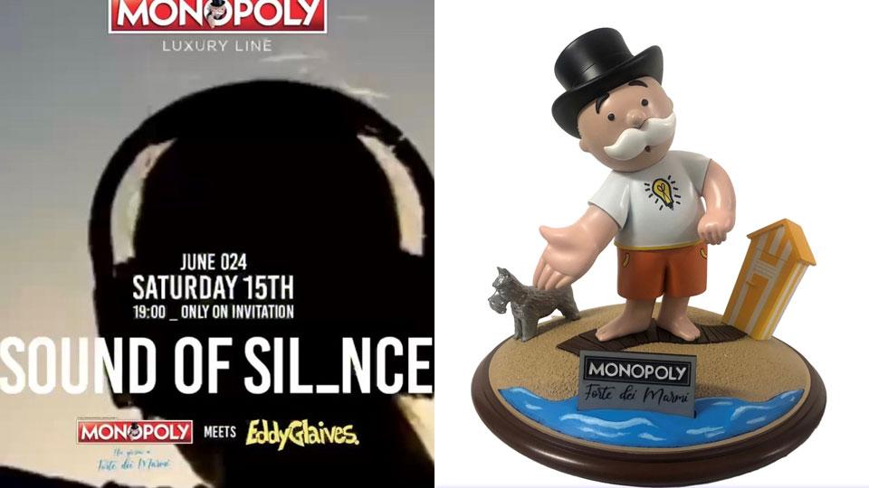 La mascotte del Monopoly diventa versiliese: prima uscita ufficiale al party Sound of Silence