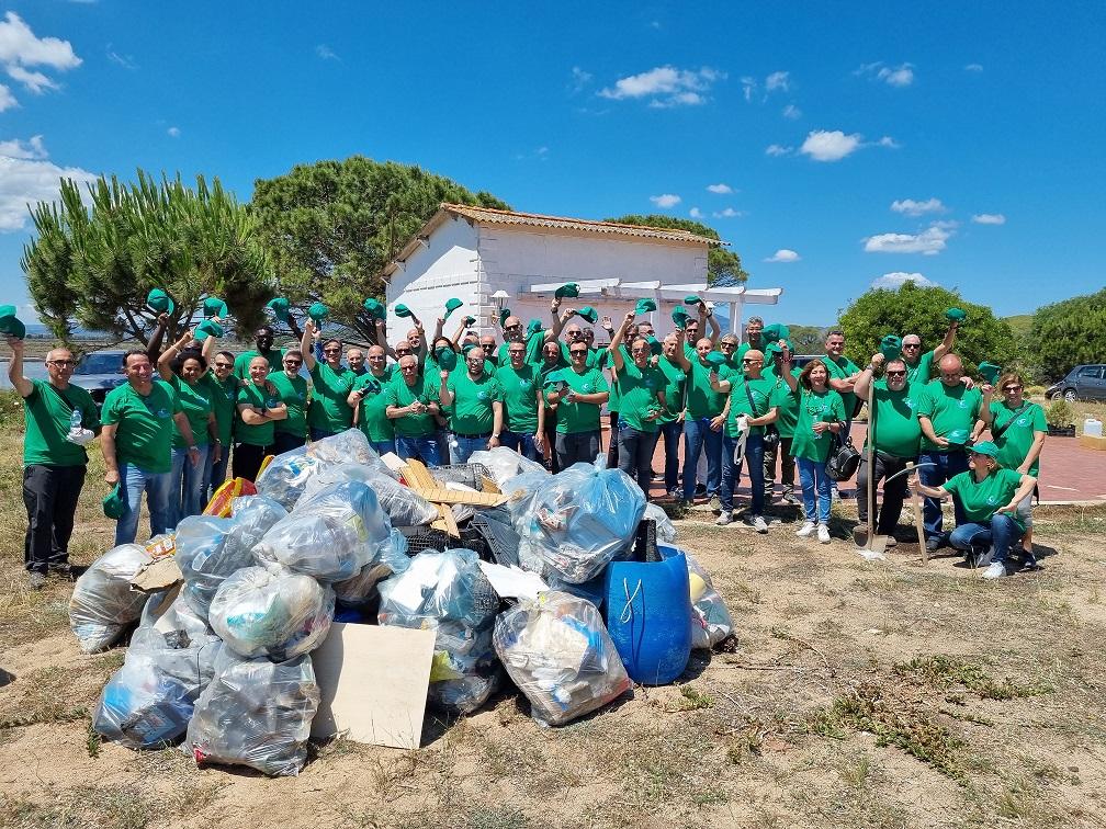 Olbia, al Lido del Sole la giornata Fai-Cisl: raccolta una tonnellata di rifiuti
