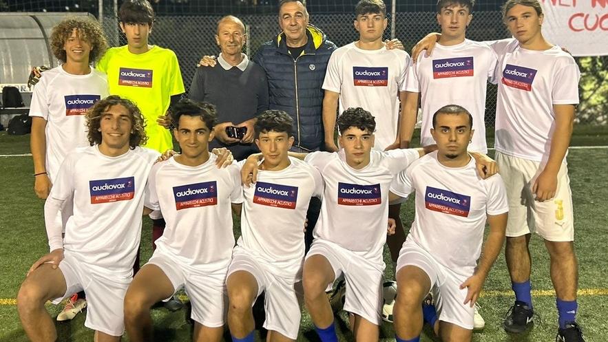 Nella foto la giovanissima squadra dell’Audiovoc