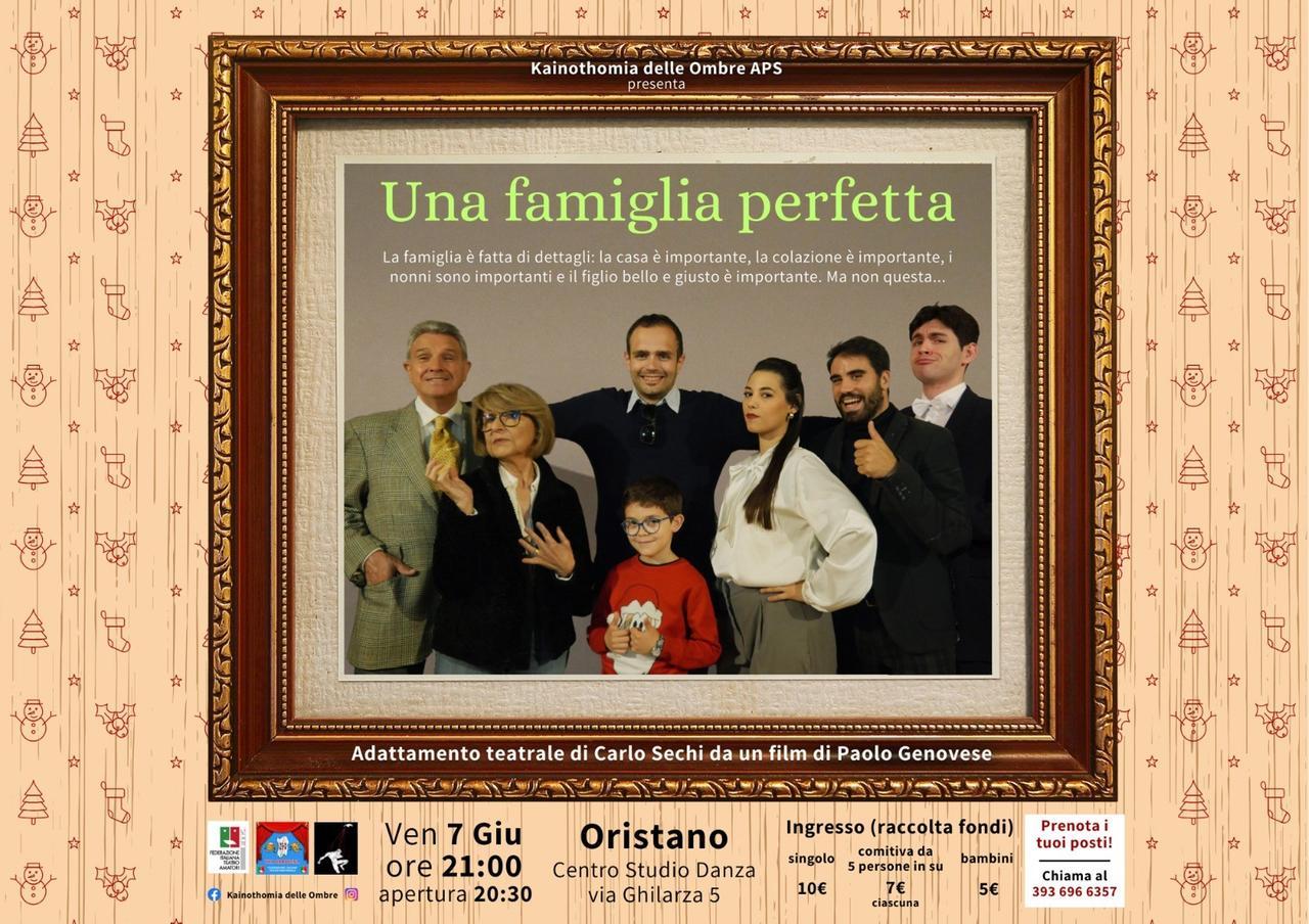 Oristano va a teatro con Una famiglia perfetta