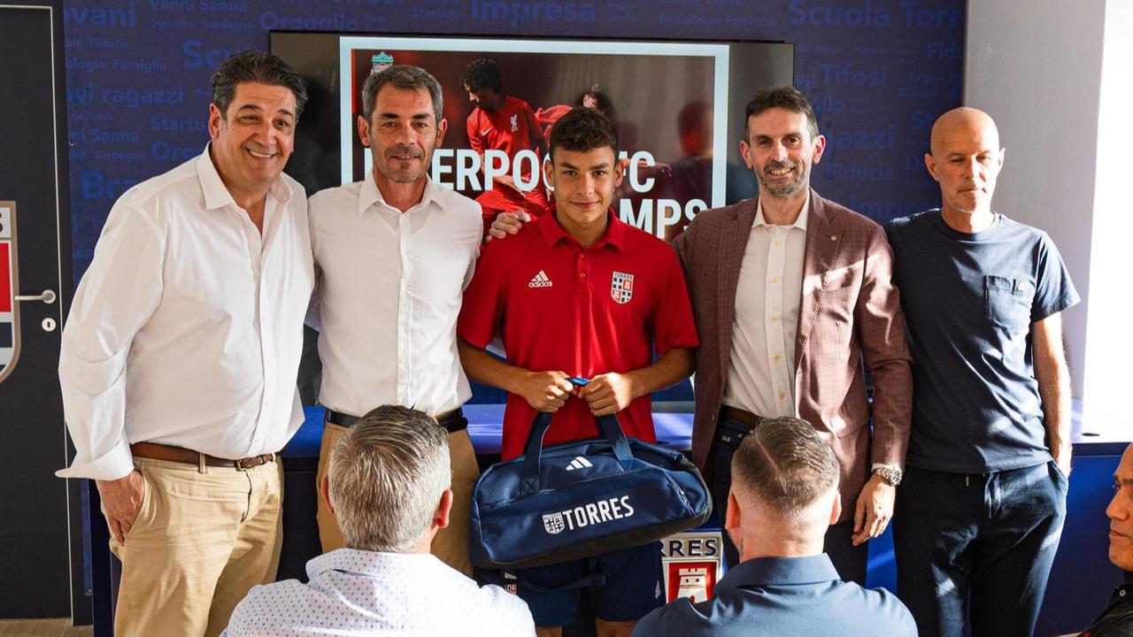 Dalla Torres al Liverpool, il sogno di un 17enne sassarese