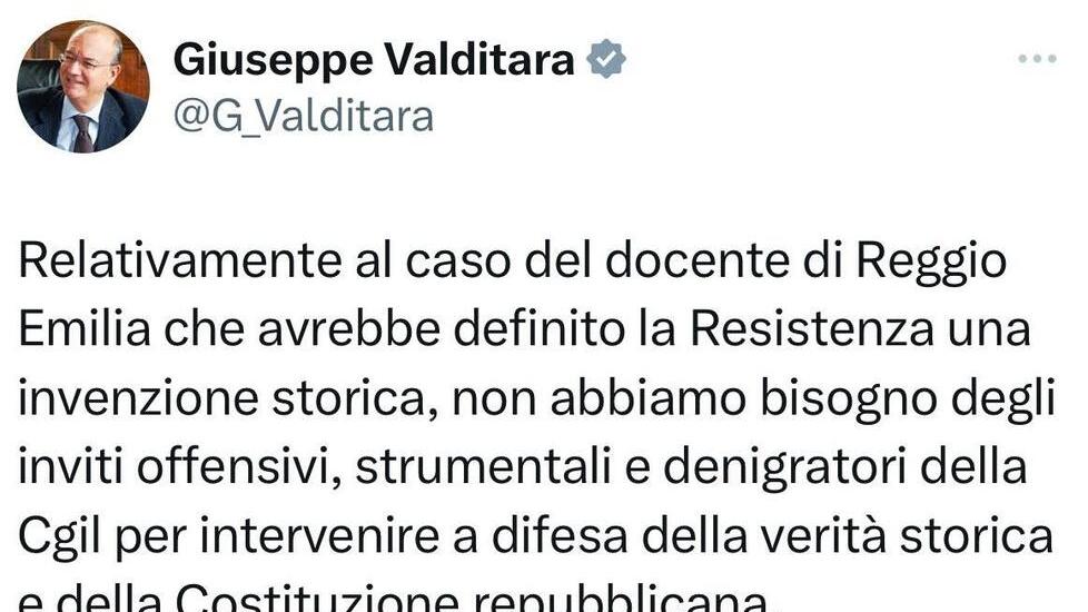 Prof revisionista al Moro, è scontro fra Cgil e il ministro Valditara