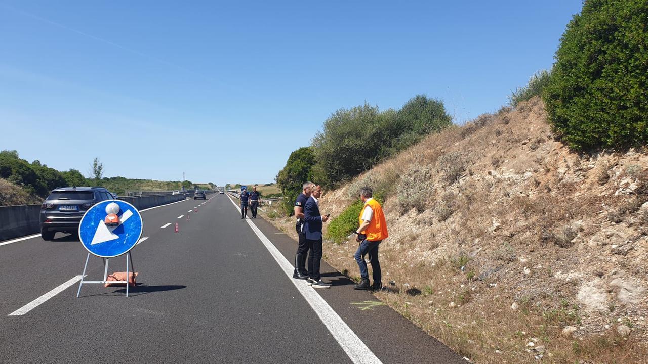 Un momento dei rilievi