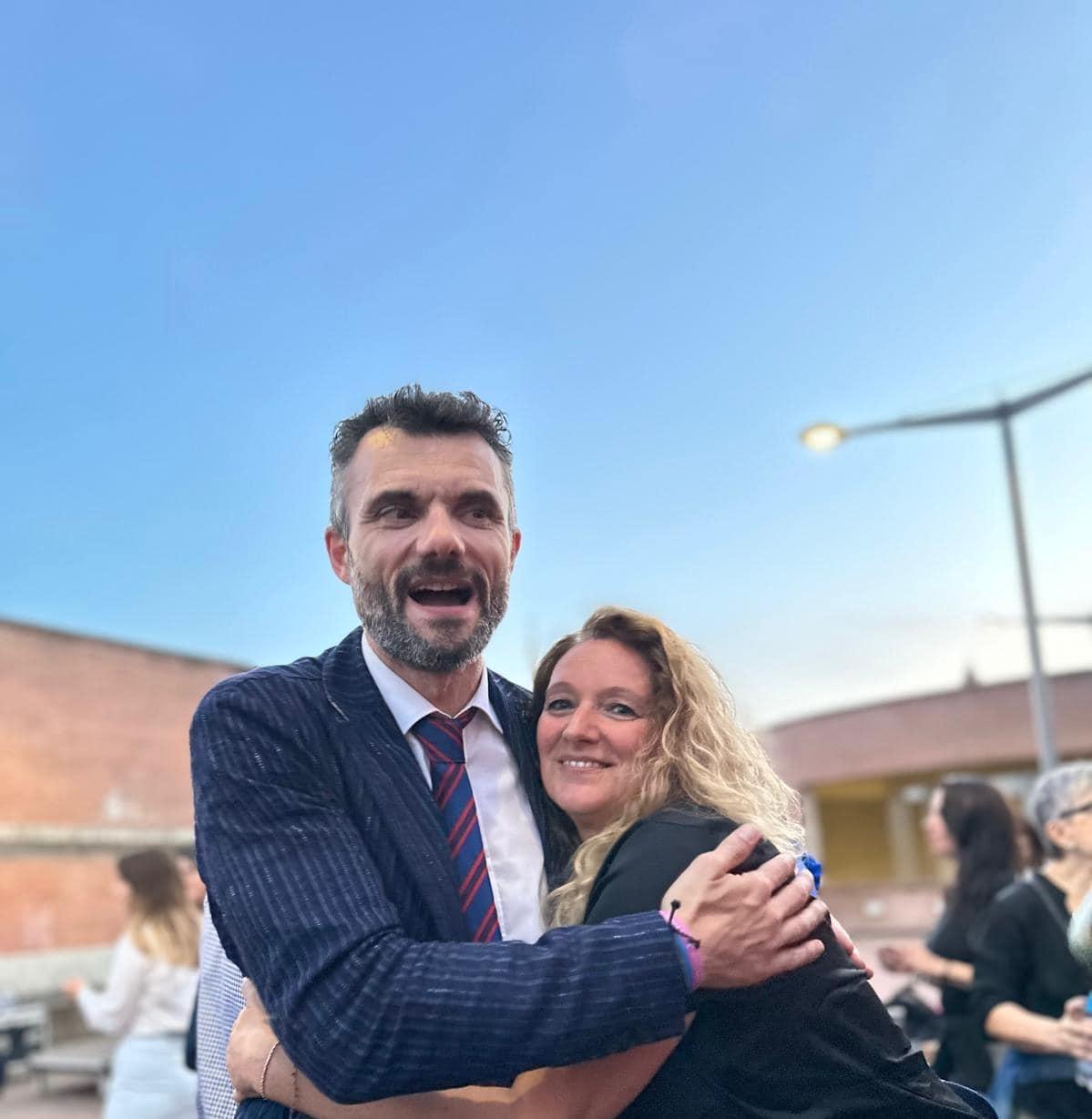 
	Ilaria Bugetti insieme al sindaco Matteo Biffoni

