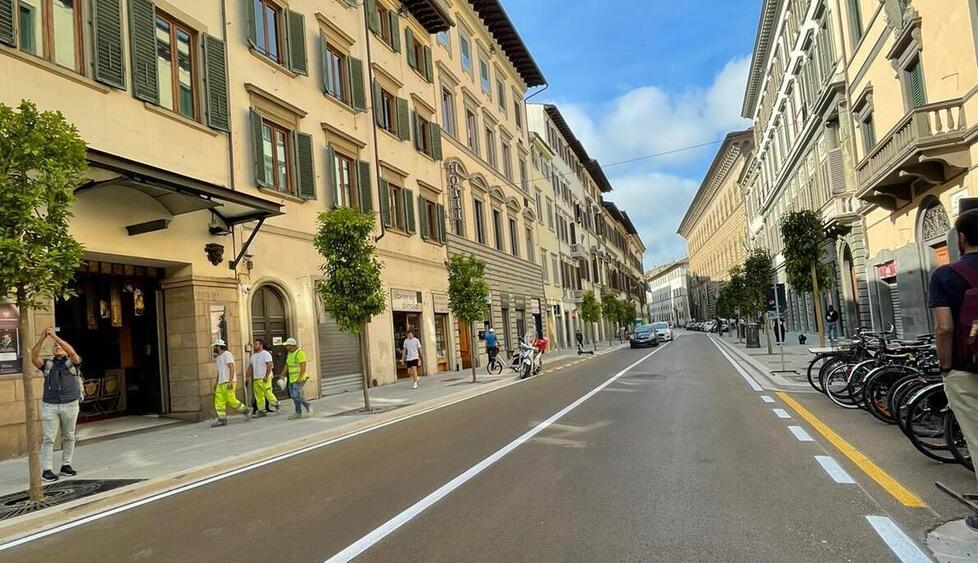 Firenze, Nardella inaugura via Cavour: «Felice di questo traguardo»