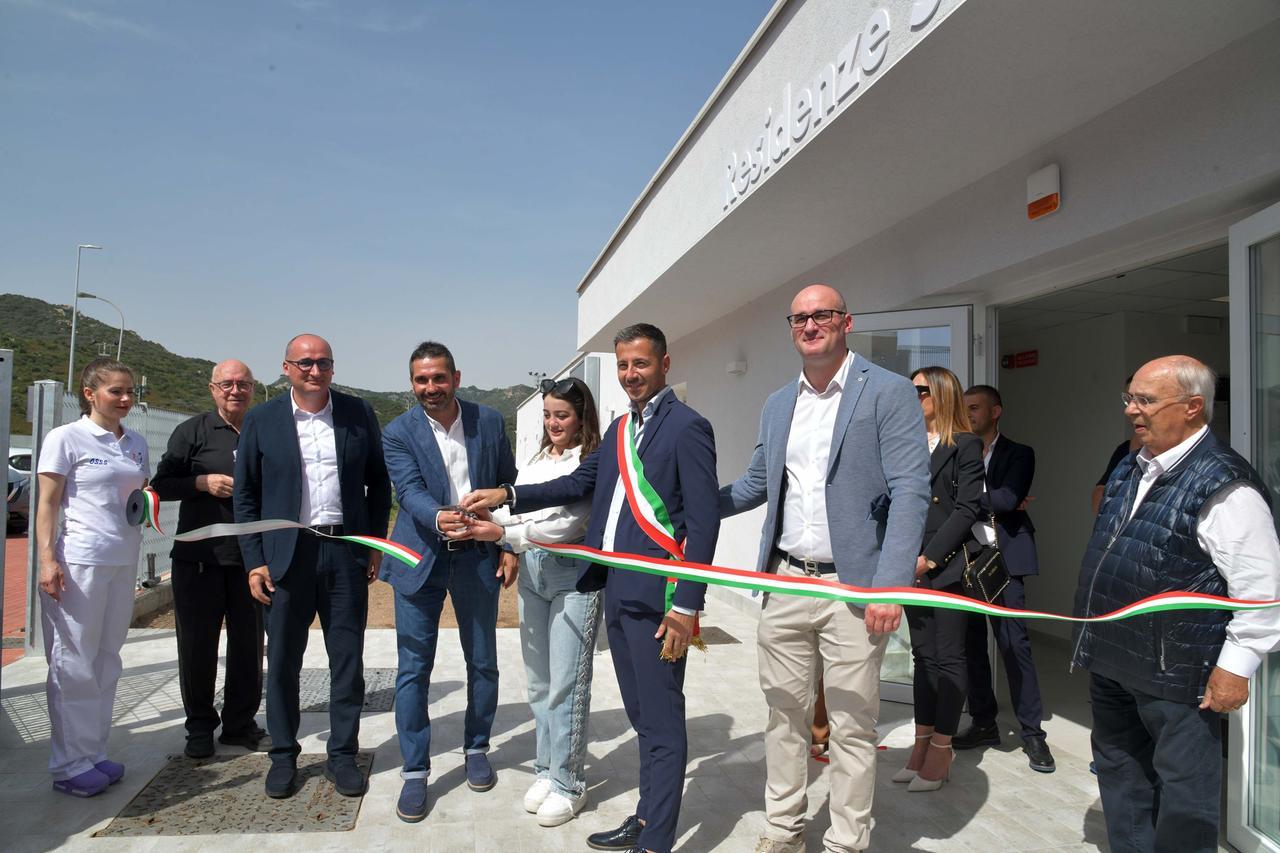Trenta stanze per 40 ospiti: inaugurata la residenza sanitaria di Loiri