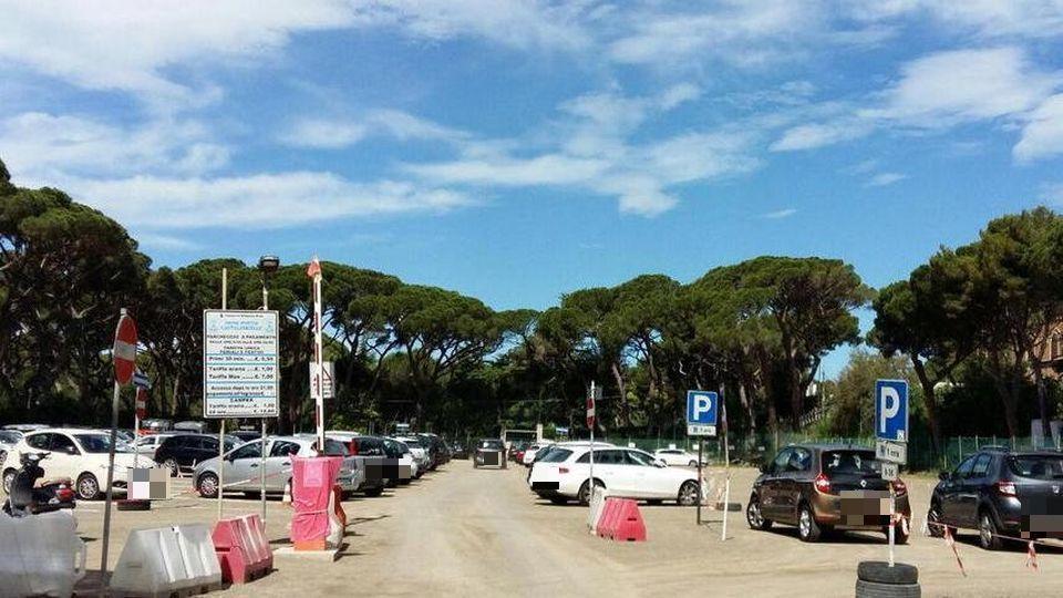 
	L'area di sosta nella pineta Marradi (foto di archivio)

