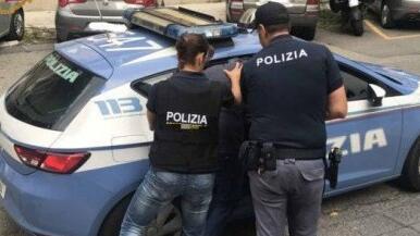 Un arresto della polizia (foto d'archivio)