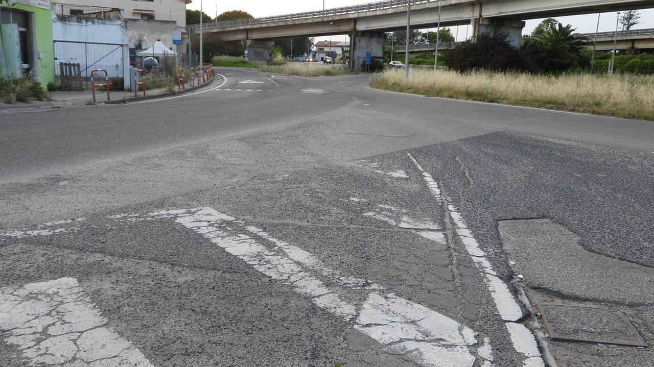 L'incrocio del Rimedio, luogo in cui è avvenuto l'incidente