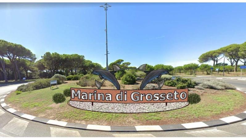 Il rendering di come sarà la rotatoria all’ingresso di Marina di Grosseto