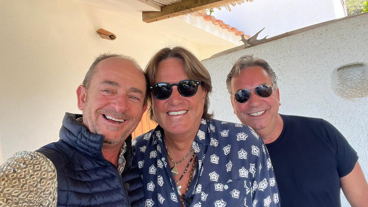 
	Da sinistra Leonardo Metalli, Cristiano De Andr&egrave; e Mario Rosati

