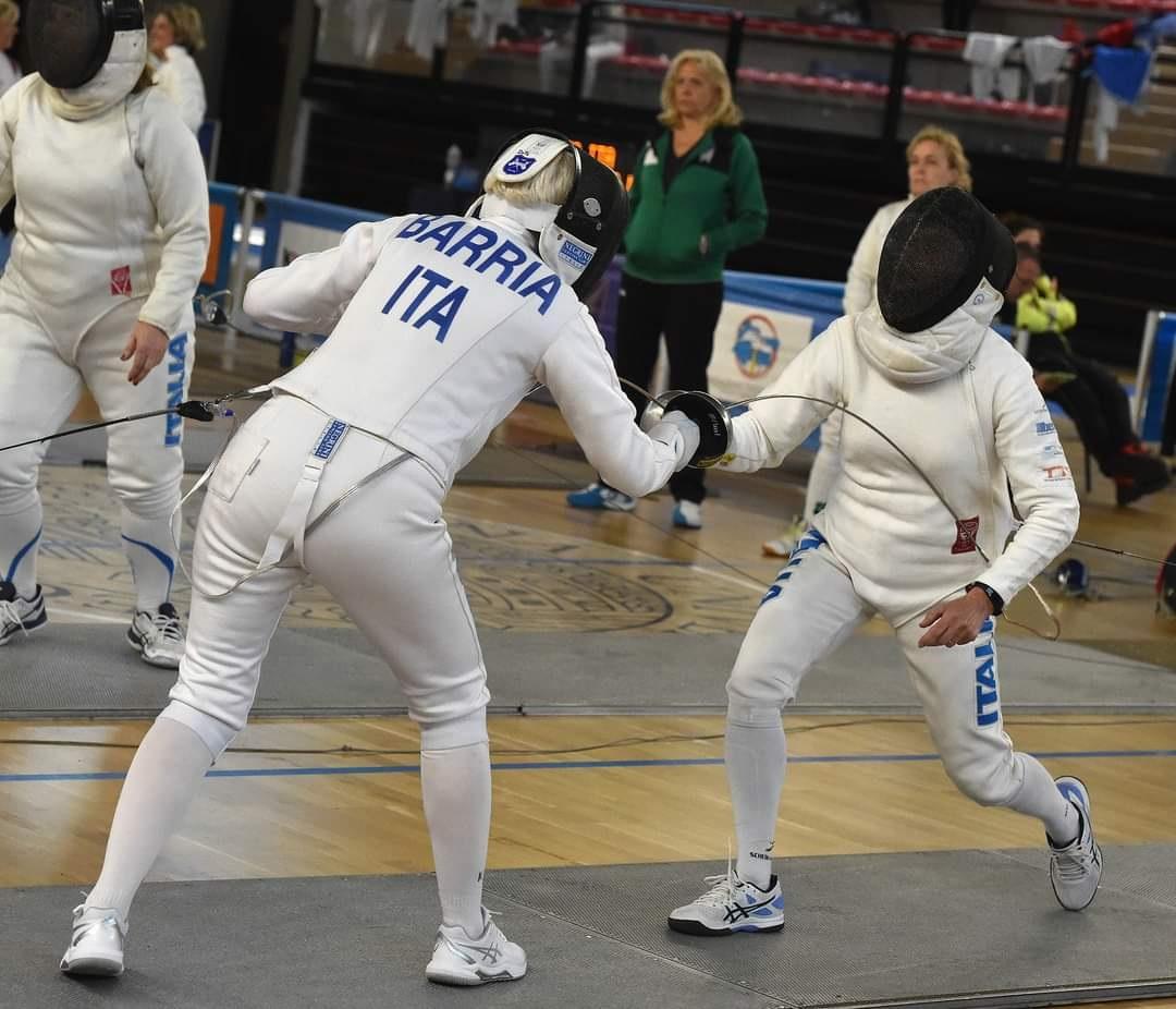 La sassarese Rita Barria, campionessa italiana di scherma a 75 anni