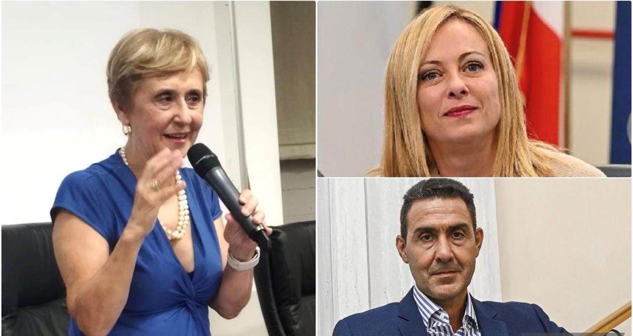 
	Angela Quaquero, Giorgia Meloni e il generale Vannacci&nbsp;

