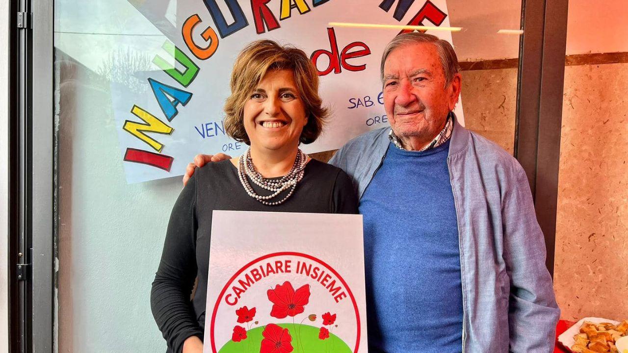 
	A sinistra la neo sindaca di Vaiano

