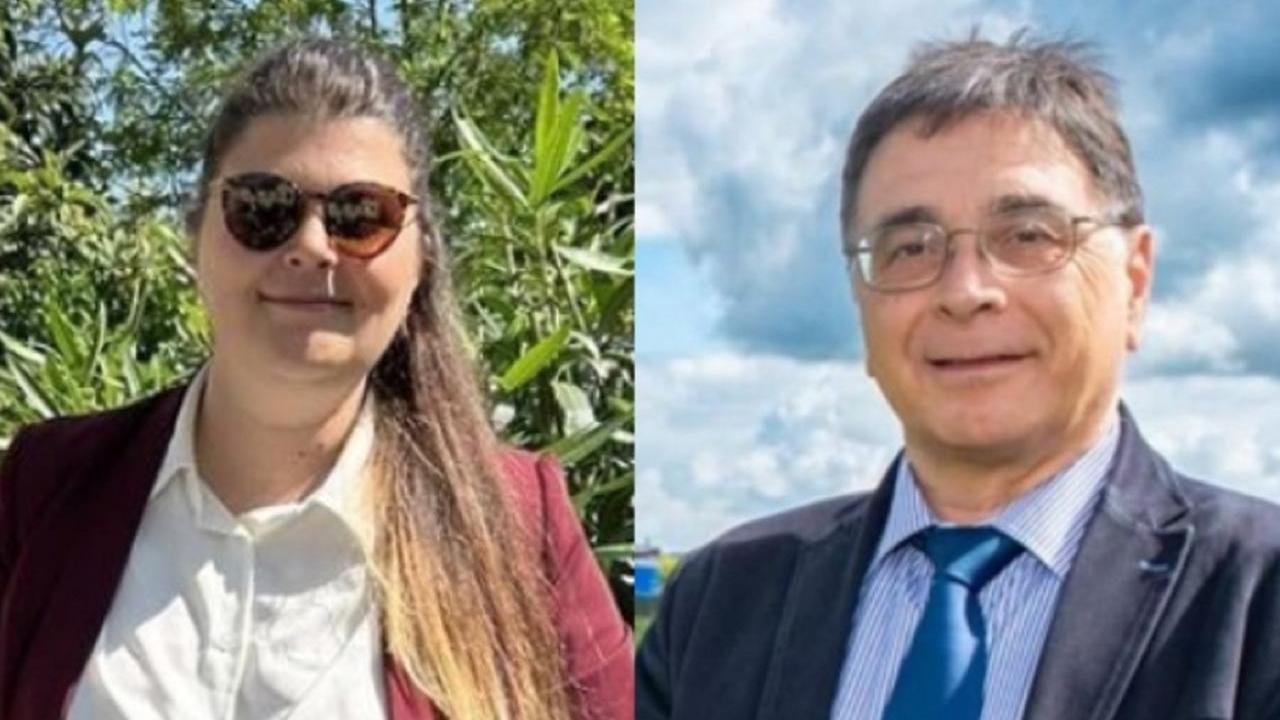 A sinistra Sara Paoli, a destra Carlo Fredianelli, al momento prima e secondo
