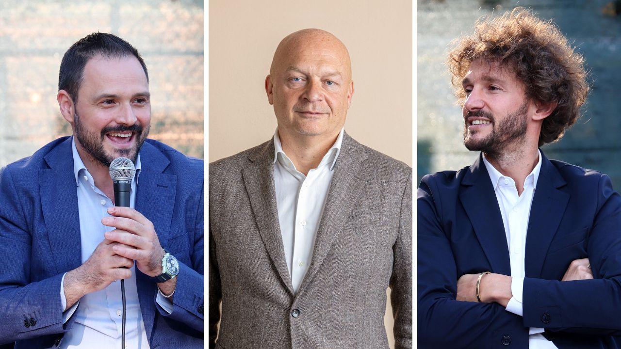 Luca Baroncini, Claudio Del Rosso ed Edoardo Fanucci