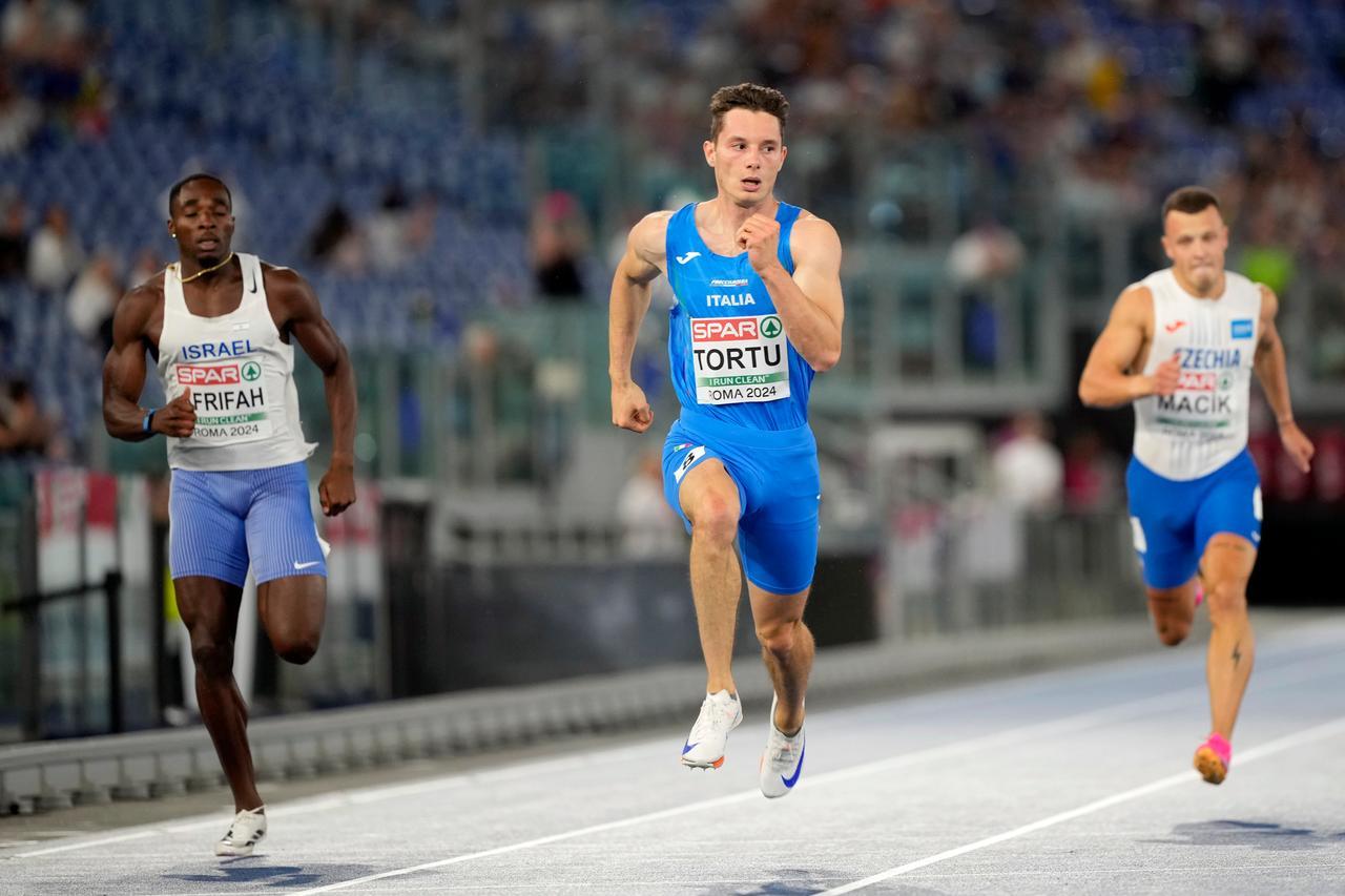 Argento per Filippo Tortu nei 200 metri agli Europei di Roma