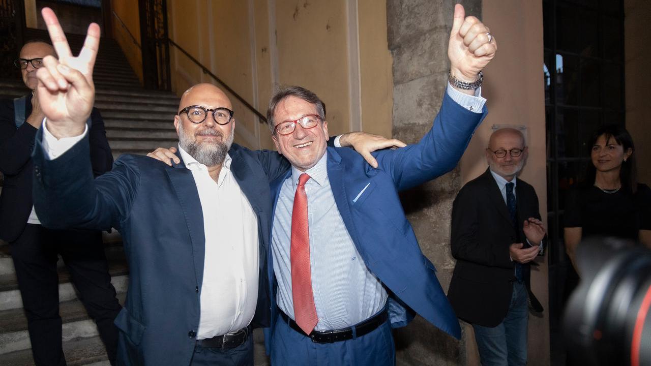 Piazza Grande Massimo Mezzetti festeggia la vittoria