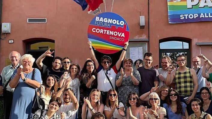 La festa del sindaco PIetro Cortenova