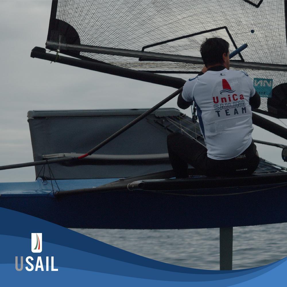 Un atleta del team di Unica Sailing