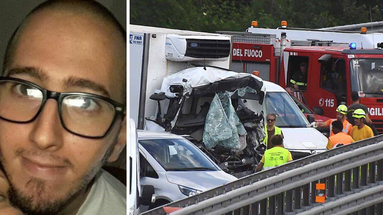 Il 32enne morto e lo schianto in Autostrada (Foto di Claudio Cuffaro)