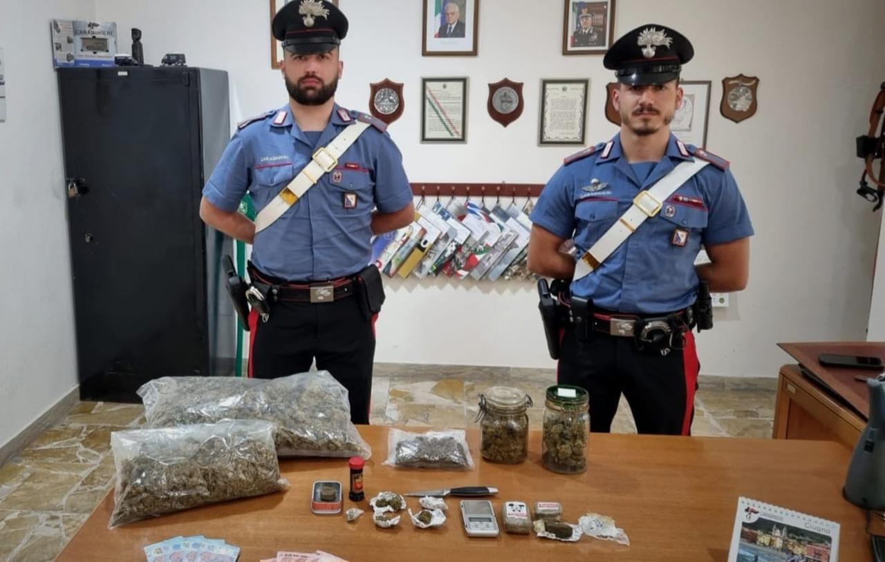 Controlli antidroga a Guspini e a Villamassargia: 2 arresti, 3 chili di marijuana sequestrati