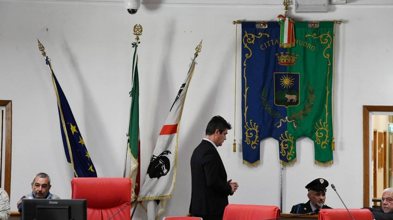 L'aula del consiglio comunale di Nuoro (foto di Massimo Locci)