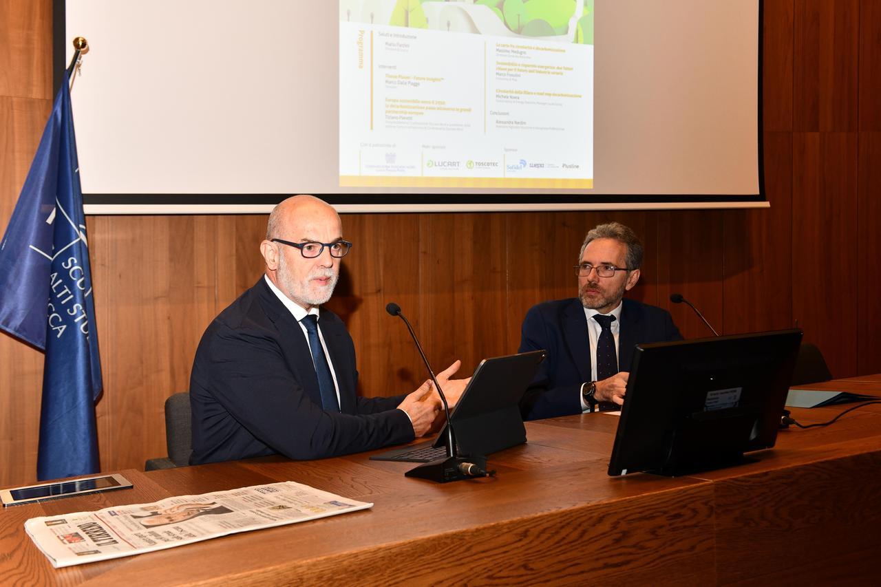 
	Tiziano Pieretti e il giornalista Luca Cinotti

