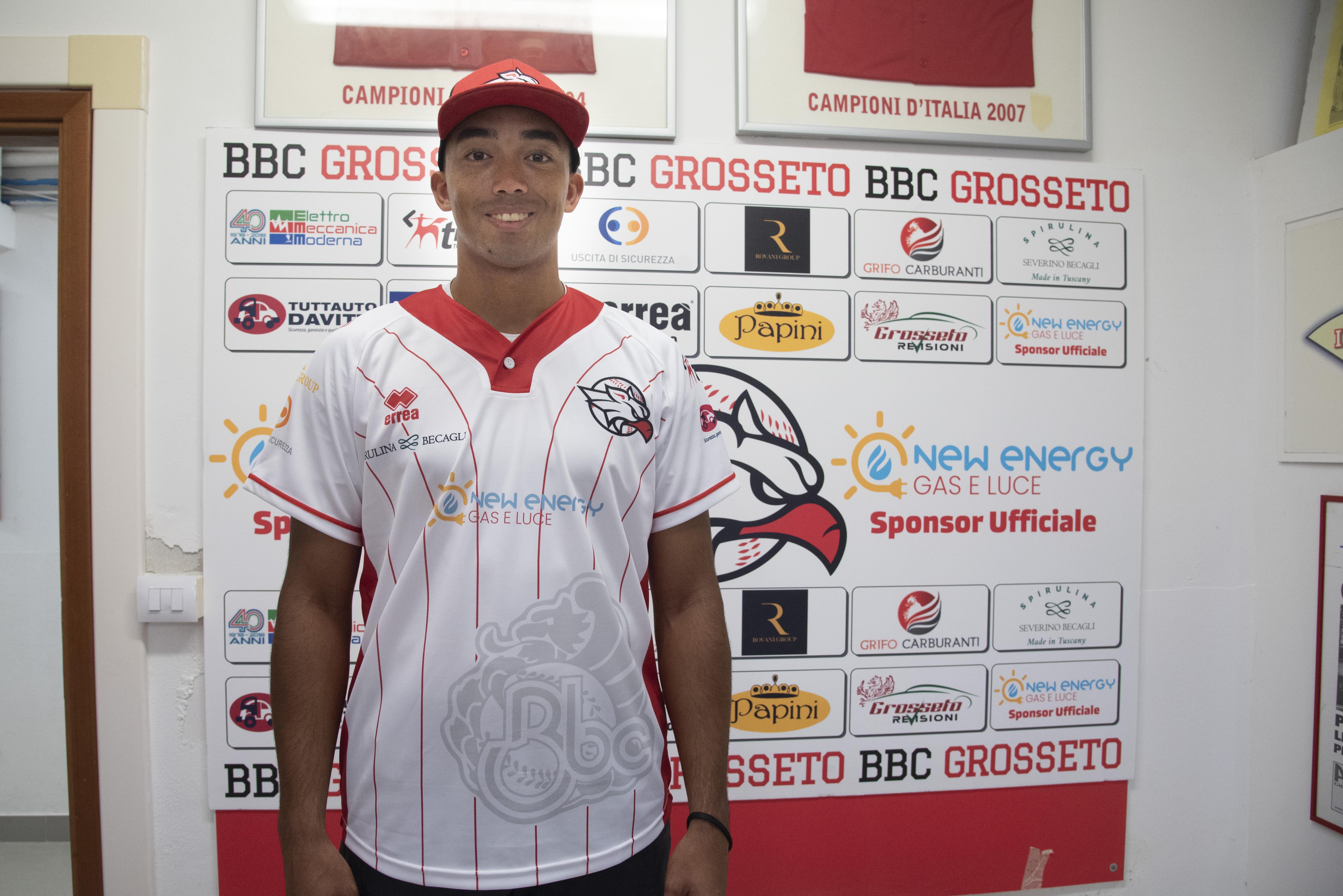 Filippo Piccini con la nuova maglia del Bbc targata NewsEnergy Gas (foto Agenzia Bf)