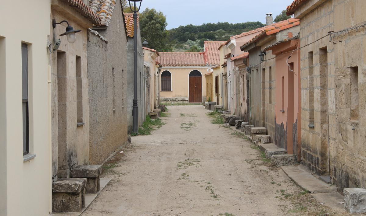 
	Il villaggio di San Salvatore di Sinis

