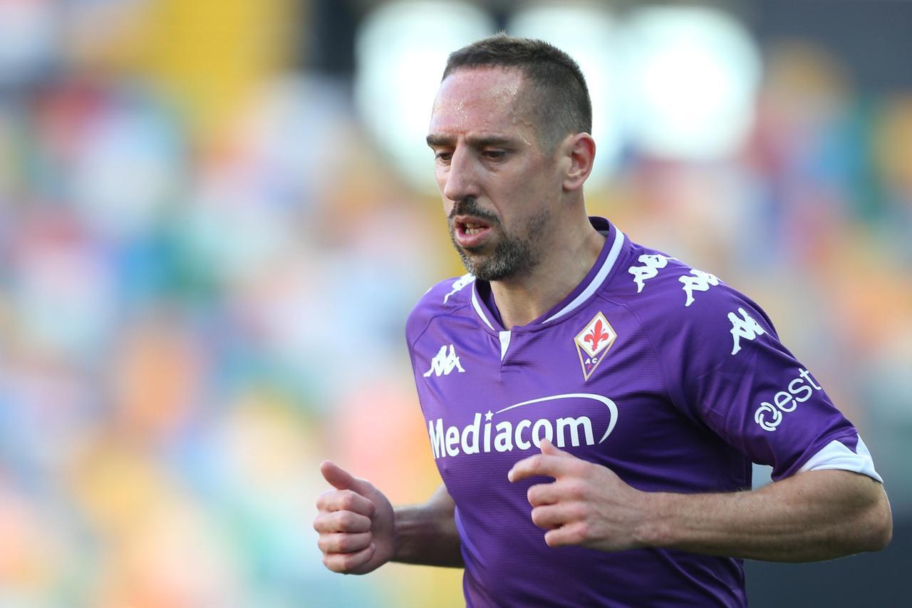 Udine, Udinese - Fiorentina, serie A, nella foto Franck Ribery 2021 02 28 Â© NiccolÃ² Cambi/Massimo Sestini