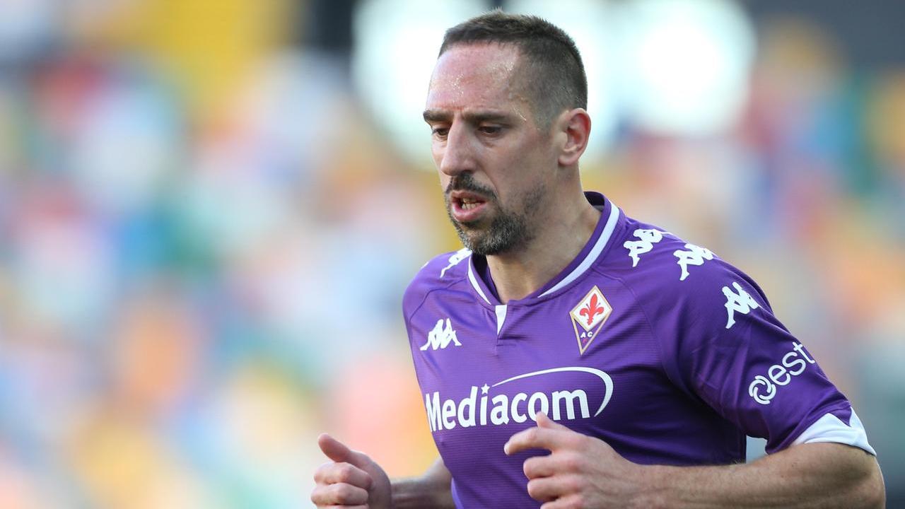 Udine, Udinese - Fiorentina, serie A, nella foto Franck Ribery 2021 02 28 © Niccolò Cambi/Massimo Sestini