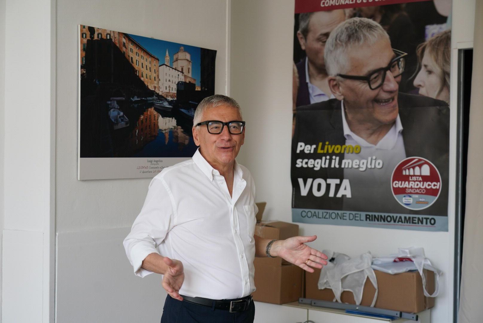 Il candidato a sindaco Alessandro Guarducci (foto Franco Silvi)