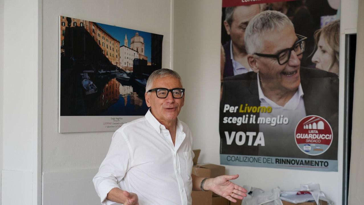 Il candidato a sindaco Alessandro Guarducci (foto Franco Silvi)