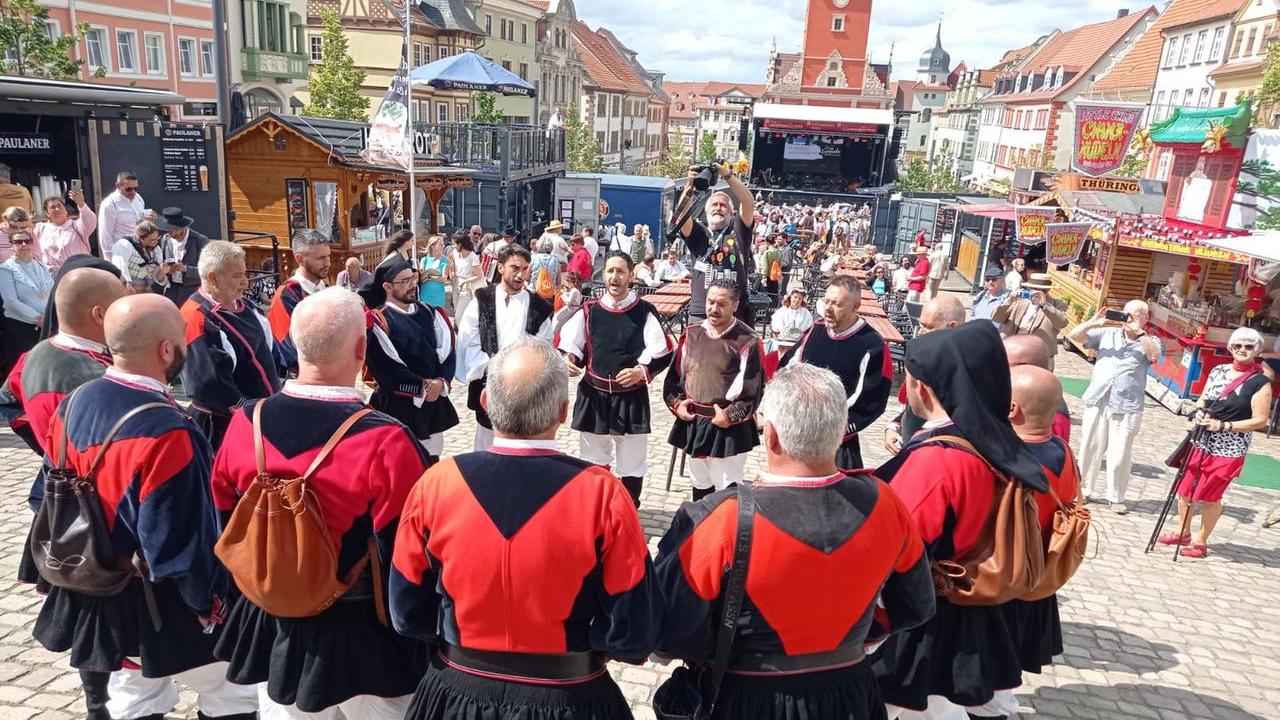 Un coro durante l'ultima Europeade