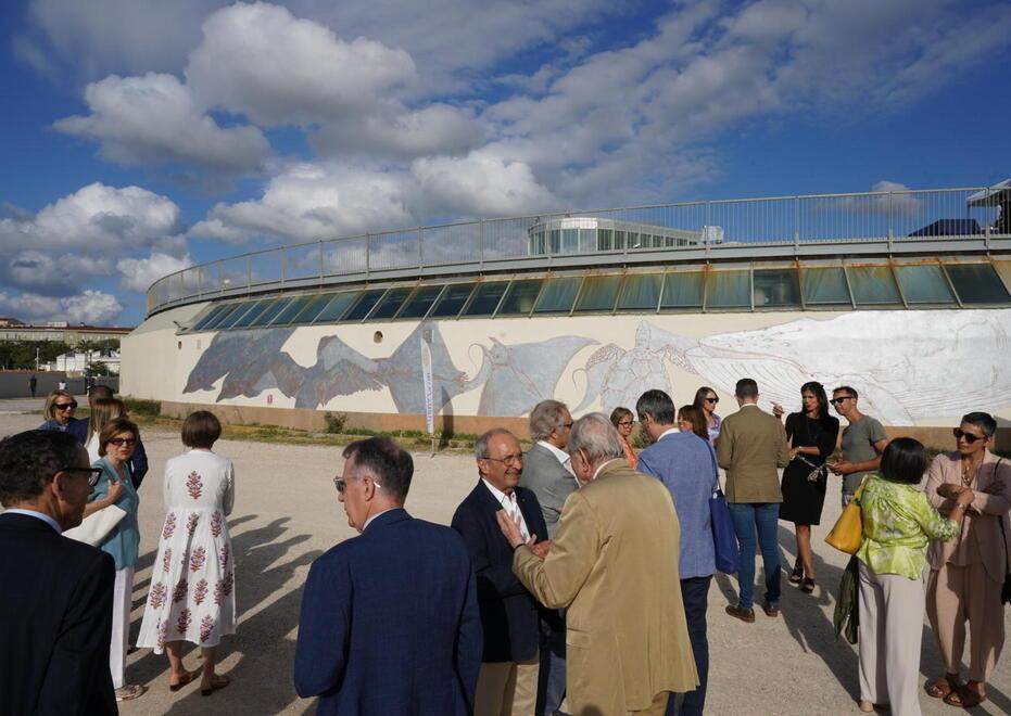 L’Acquario di Livorno è più bello: il Rotary club inaugura il murale che celebra a biodiversità<br>
