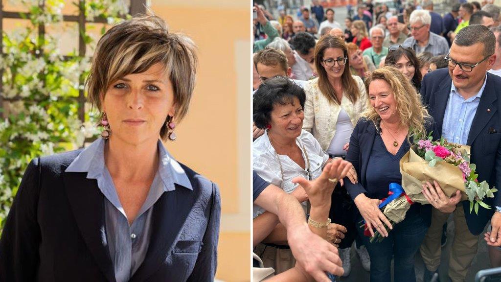 
	Erica Mazzetti (deputata di Forza Italia) e Ilaria Bugetti (sindaca eletta dal centrosinistra)

