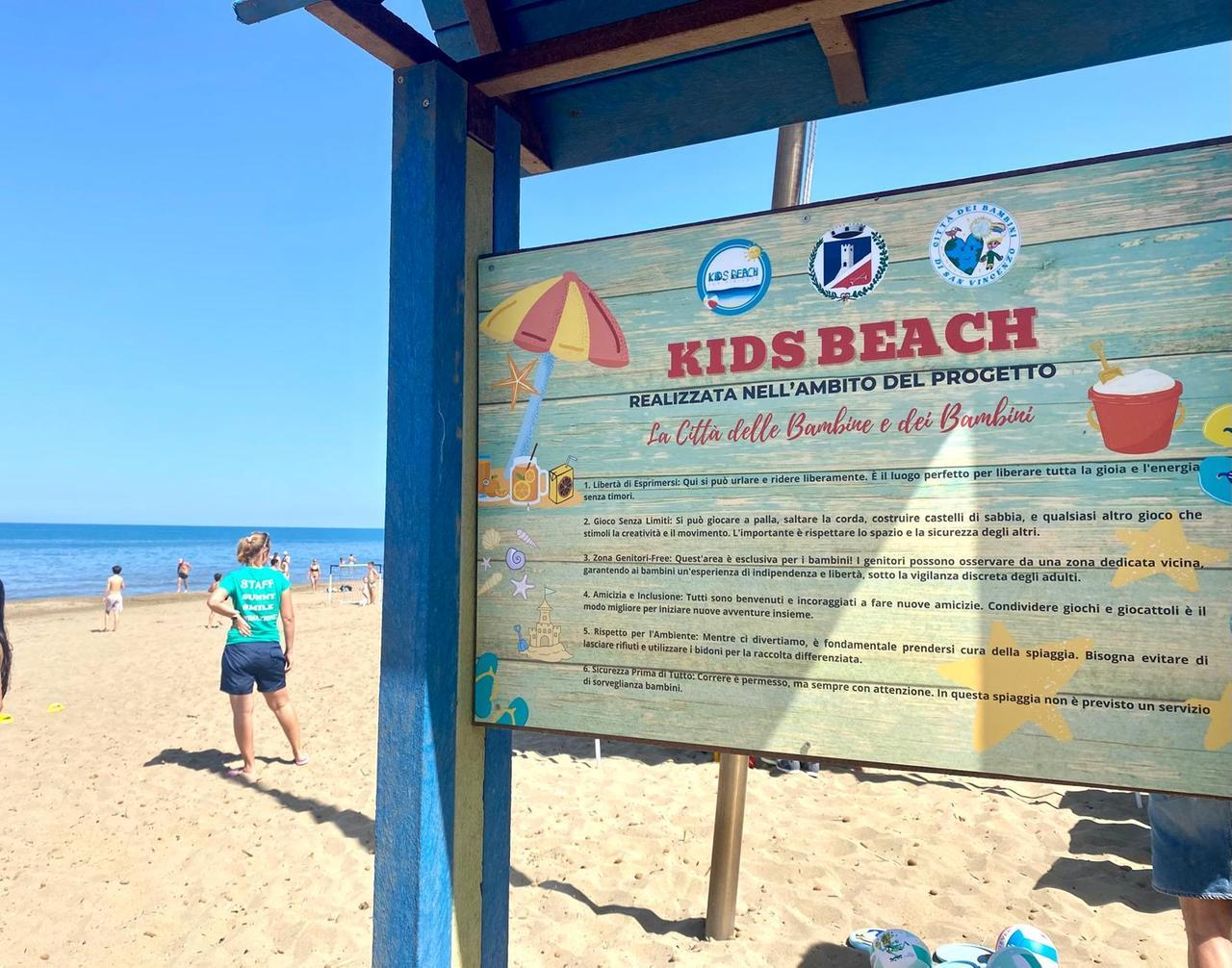 San Vincenzo, benvenuti nella “Kids Beach”: ecco la spiaggia a misura di bambino