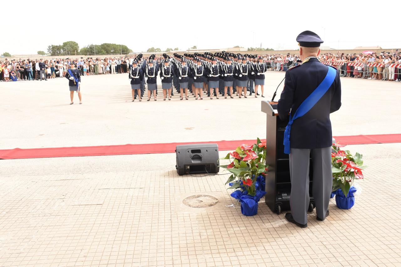 Al Caip di Abbasanta il giuramento dei nuovi agenti della polizia di Stato