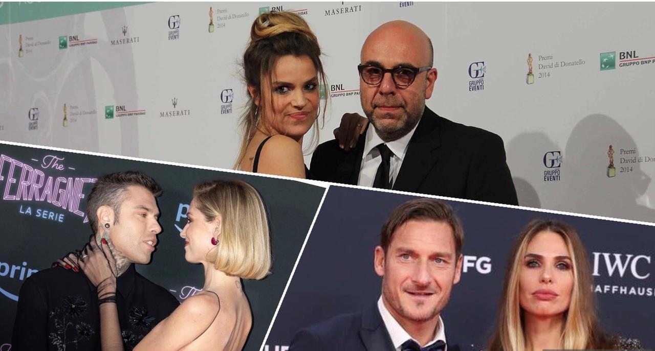 Quando le coppie scoppiano: da Micaela Ramazzotti-Paolo Virzì a Blasi-Totti a Fedez-Ferragni a Meloni-Giambruno